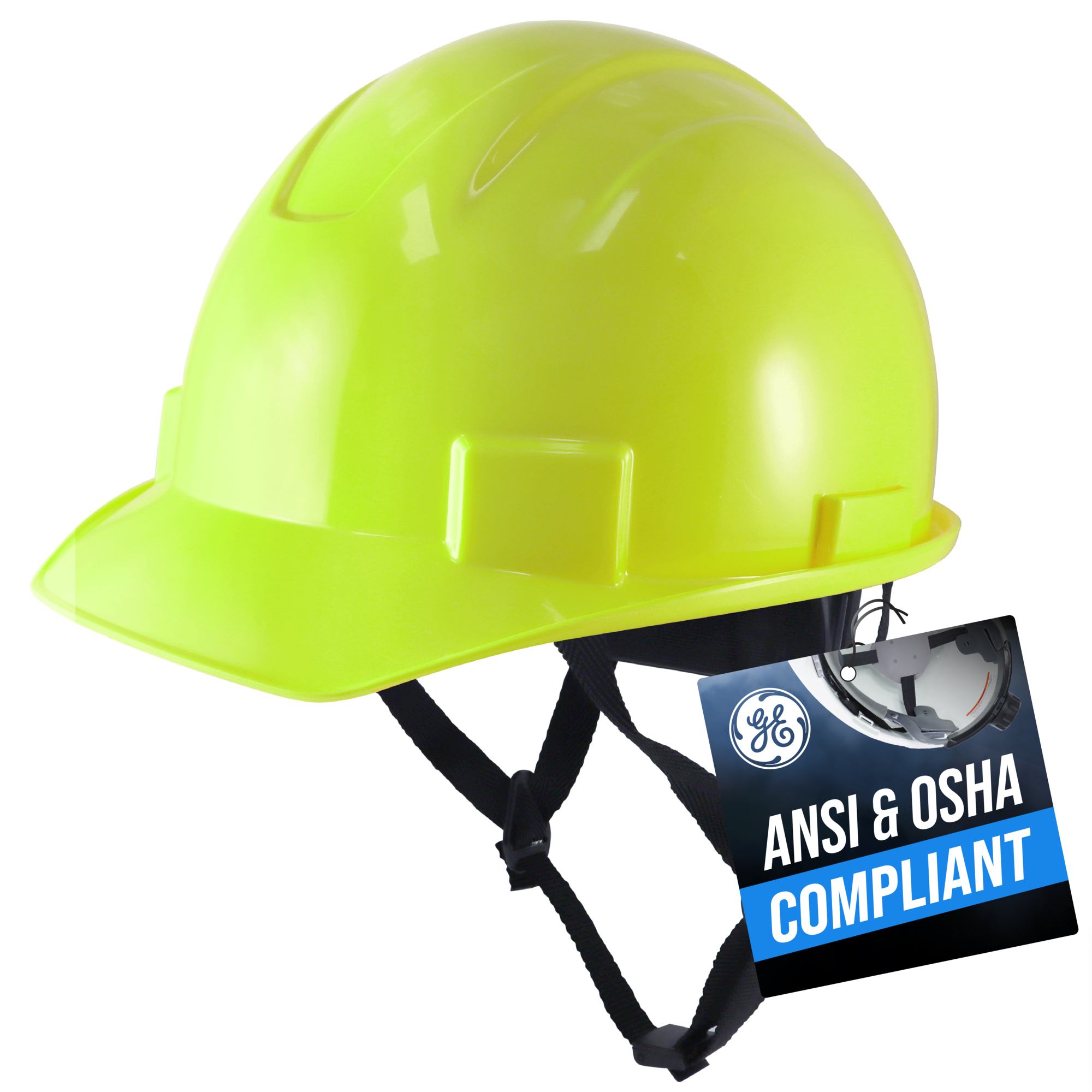 General Electric, SAFETY HI-VIS HARD HAT VENTED, Model# GH327HN
